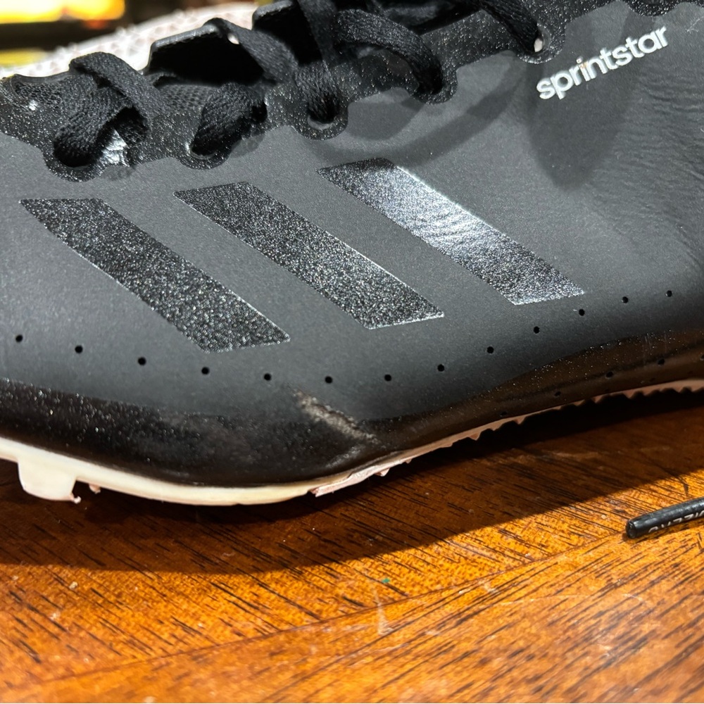 Adidas Sprintstar  Running Black Men’s Athletic Shoes with Subtle Stripe Accents - Picture 10 of 13